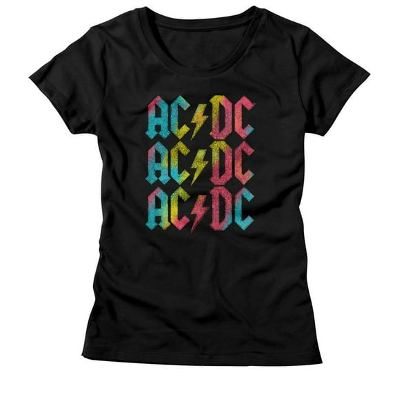 AC/DC Multicolor Black Junior Women's T-Shirt