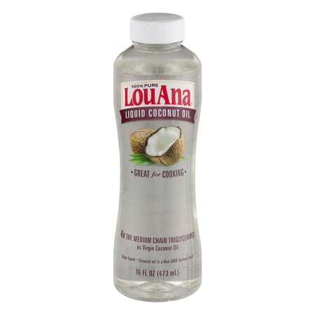 LouAna Liquid Coconut Oil, 16.0 FL OZ - Walmart.com
