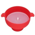 thumbnail image 1 of Microwave Popcorn Popper Silicone Collapsible Bowl Maker High Temperature Resistant with Handle, 1 of 7