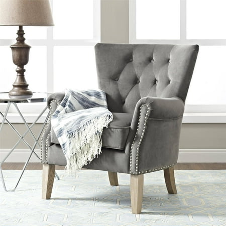 Better Homes & Gardens Rolled Arm Accent Chair, Multiple (Best Armchair For Reading)