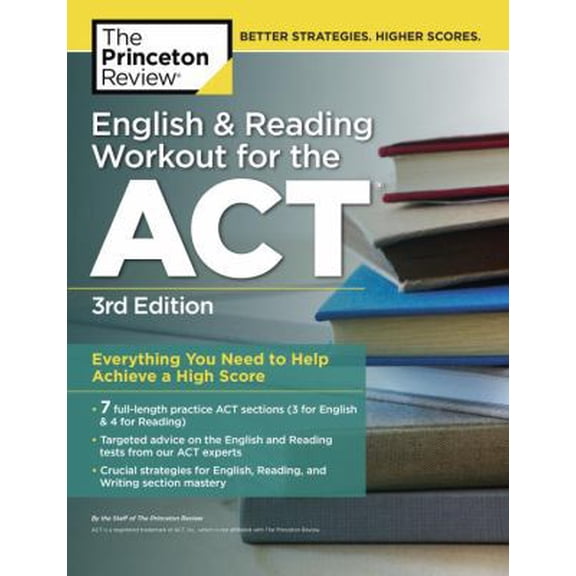 Pre-Owned English and Reading Workout for the Act, 3rd Edition (Paperback) 1101881682 9781101881682