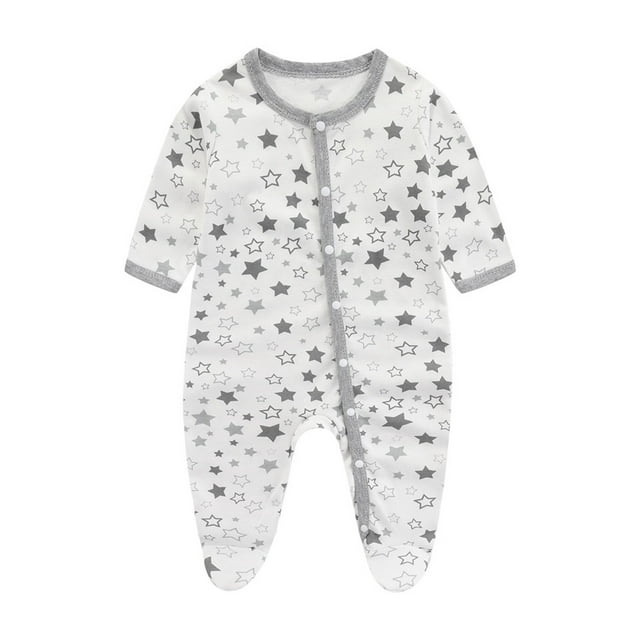 Vêtements pour Bébé Garçon, Vêtements pour Bébé Fille, Bébé Fille Garçon Manches Longues T-Shirt Imprimé Col Rond Combinaison Barboteuse, Vêtements pour Bébé Fille, Tenues pour Bébé Garçon