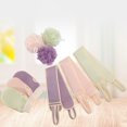 thumbnail image 3 of CSChome Shower Ball Set Bath Towel Set 1 Set Soft Long Strip Water Absorption Reusable Three Piece Set Cleaning Portable Back Scrubber Shower Ball, 3 of 7