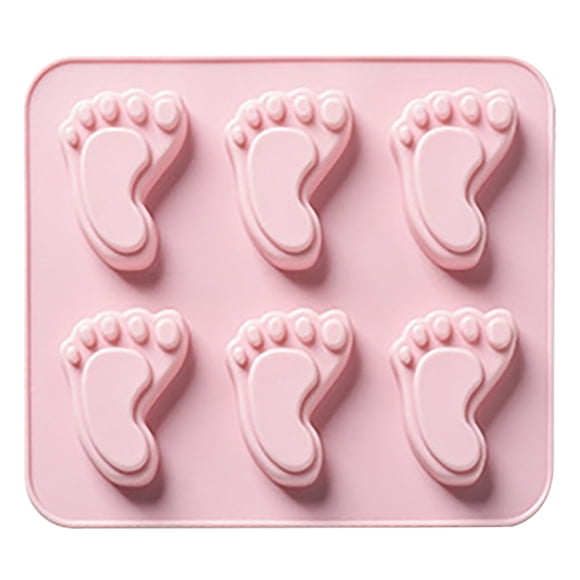 Xihbxyly Molde para Muffins, Apto para Horno y Congelador, Antiadherente, Multiusos para Repostería y Fondant, Color Rosa y Azul, 1 Unidad.
