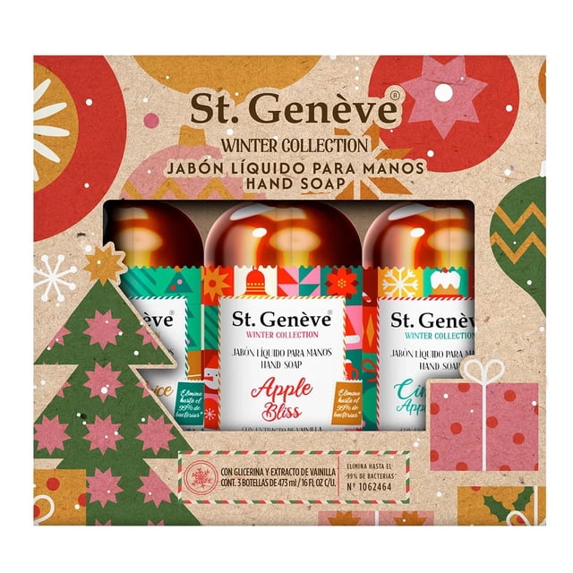 St. Genève Jabón Líquido para Manos Colección Invierno 3 de 473 m