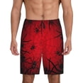 thumbnail image 1 of Fotbe Spiders On The Web And Space Pantalones Cortos de Pijama para Hombre, Ropa de Dormir, Pantalones de Pijama Cortos para Hombre-Medium, 1 of 6