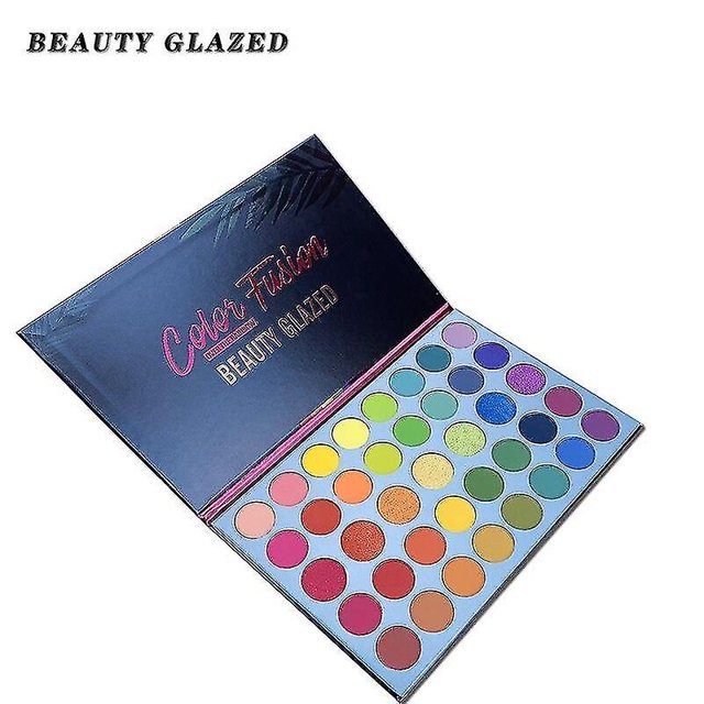 Paleta de sombras de ojos HUOGUO Color Fusion 63 Shades Shimmer