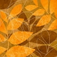 thumbnail image 2 of Emery, Kristin 12x12 Gold Ornate Wood Framed with Double Matting Museum Art Print Titled - Orange Leaves I, 2 of 4