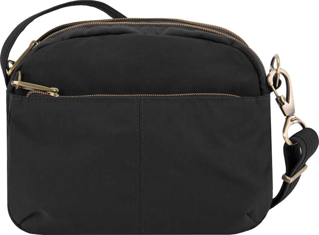 Travelon Anti-Theft Signature East/West Shoulder Bag Black OSFA ...