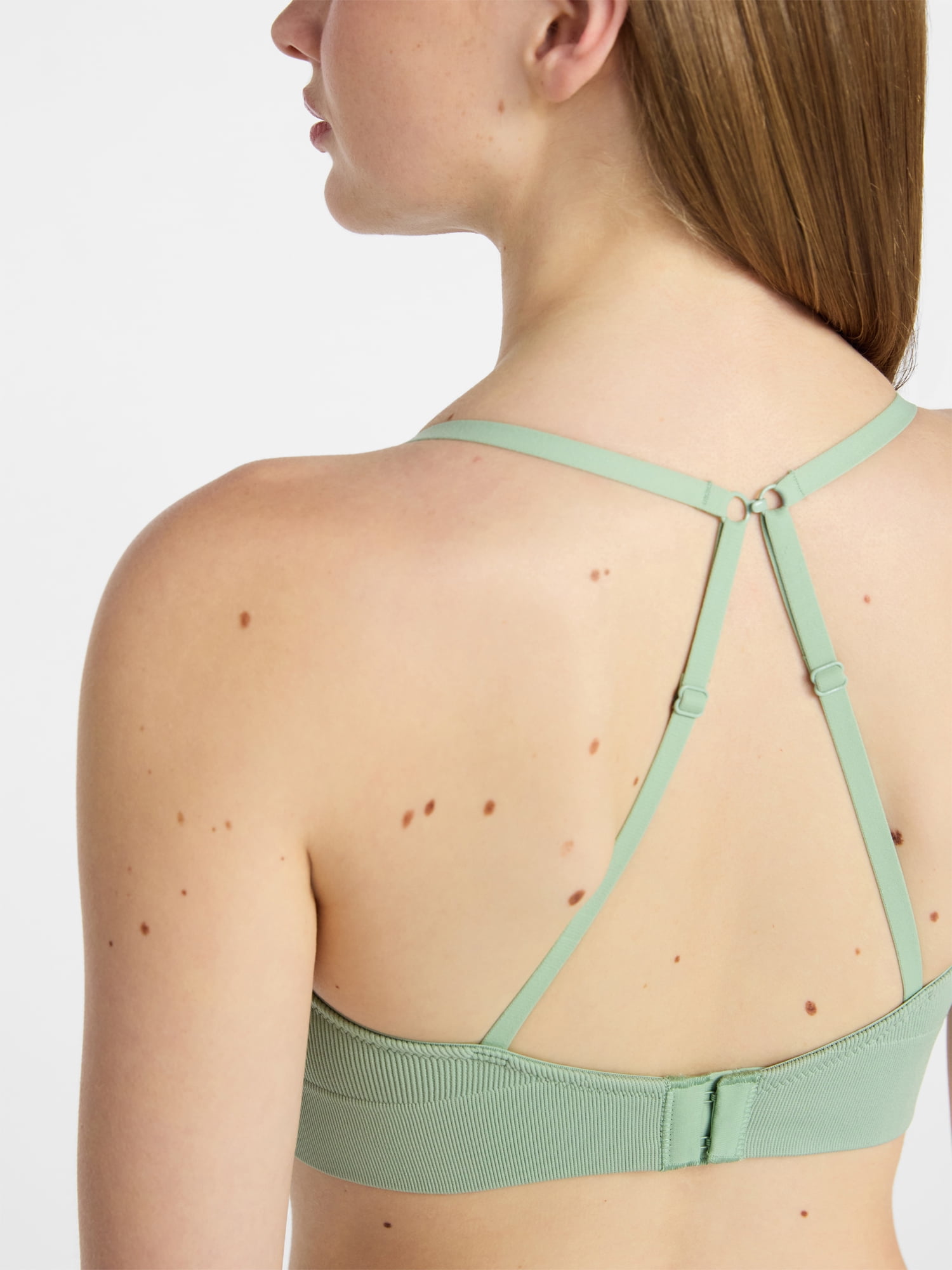 No Boundaries Seamless Wirefree Bra with Lace, Sizes XS-XXXL