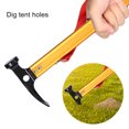 thumbnail image 4 of 3 Colors Portable Aluminium Alloy Handle Outdoor Camping Hammer Tent Peg Stake Puller, 4 of 9