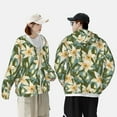 thumbnail image 6 of Fotbe Lilies Flowers Men's Women's UPF 50+ Sun Protection Jacket Hooded Cooling Shirt with Pockets Hiking Outdoor Performance-XX-Large, 6 of 9