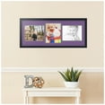 thumbnail image 2 of ArtToFrames Collage Photo Picture Frame with 3 - 8.5x11 Openings, Framed in Black with Grape and Black Mats (CDM-3926-99), 2 of 8