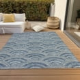 thumbnail image 6 of Addison Rugs Chantille Indoor/Outdoor Transitional Geometric, Abstract Denim Washable Rectangle Rug, 5' x 7'6", 6 of 6
