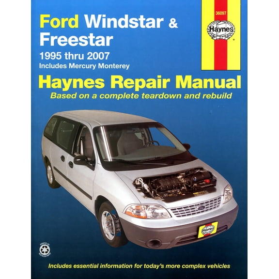 Ford Windstar (95-03) & Freestar & Mercury Monterey (04-07) Haynes Repair Manual ^