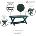 thumbnail image 4 of Manhattan Comfort Abigail Double Ottoman Bench with Solid Wood Frame in Green, 4 of 9