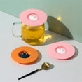 thumbnail image 4 of Tapas de taza Bearachild con Soporte para cuchara a prueba de fugas rosa, 4 of 6