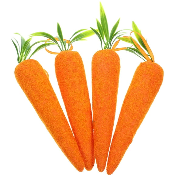 unbranded  4 Pcs Easter Carrot Props Decorative Material Carrots Garnish
