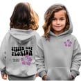 thumbnail image 2 of Odeerbi Toddler Boys Girls Hoodies Fall Winter Pullover Hooded Sweatshirts Children's Long Sleeve Pattern Sweatshirt Round Neck Top Toddler Clothes Gray, 2 of 5