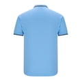 thumbnail image 4 of hoksml Men's Classic Golf Shirts Casual Loose Solid Color Collared Button Polo Shirt Summer Lightweight Mesh Short Sleeve Turndown Collar Tops, 4 of 6