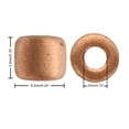 thumbnail image 3 of Essentials by Leisure Arts Czech Rola Bead Opaque Metallic Copper 6.2mm 10gm – Czech Glass Beads for Jewelry Making, Czech Beads for DIY Bracelets, Necklaces, and Craft Projects, 3 of 4