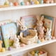thumbnail image 1 of Decoración Del Hogar, Artesanías, Adornos, Cesta de Almacenamiento de Hojas de Maíz Tejidas de Paja, Conejos de Pascua, Cesta de Huevos de Pascua, Cesta de Almacenamiento Tejida, 1 of 6