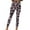 Pink, variant on Women's Yoga Pants Floral Print Tight Full Length Pants Medium Waist Trousers Brown