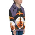thumbnail image 5 of Kdxio Halloween Gnomes Pattern Kids Boys Girls Zip Up Hoodie 3D Printed Hooded Sweatshirt Hoody Coat with Pocket 7-12 Y-Medium, 5 of 6