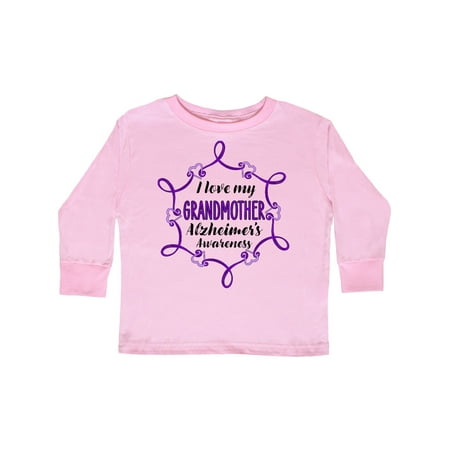 

Inktastic I Love My Grandmother Alzheimer s Awareness Gift Toddler Boy or Toddler Girl Long Sleeve T-Shirt