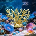 thumbnail image 4 of Artificial Corals for Aquarium Decoration, Realistic Small Reef Ornaments for Fish Tank, Safe Multi Hole Hideout for Betta Shrimp Freshwater Saltwater Aquascaping Setup, 4 of 6