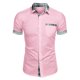 thumbnail image 1 of Men's Plaid Printed Button Short Sleeve Shirts Men's Casual Fashion Short Sleeve Shirts XL, 1 of 4