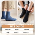 thumbnail image 2 of Fuzzy Slipper Socks 6 Pairs Soft Fluffy Cozy Winter Warm Fuzzy Crew Socks Winter Comfy Microfiber Socks Fluffy Socks for Women Winter Sleeping Socks, 2 of 7
