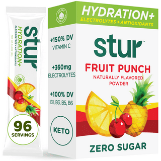 Stur - Coconut Pineapple, Natural Water Enhancer (5 Bottles, Makes