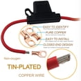 thumbnail image 3 of VANSIHO 2 portafusibles impermeables en línea de calibre 8 AWG para fusible MAXI con 4 terminales de cable UL de 8 AWG de 3/8 pulgadas (8 AWG), 3 of 5