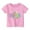 Pink, variant on LIaqionyy Toddler Boys Girls Easter Cotton Shirts Bunny Rabbit Graphic Cute Tees Tops Happy Easter Casual Short Sleeve Tee