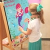 OurWarm Pin The Tail on The Mermaid Birthday Games for Kids Party, Under The Sea Party Games for Kids Birthday Party Decorations