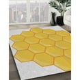 thumbnail image 2 of Ahgly Company Indoor Square Patterned Harvest Gold Novelty Area Rugs, 6' Square, 2 of 6