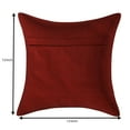 thumbnail image 3 of Stylo Culture Indian Decorative Sofa Brocade Burgundy Maroon And Gold Throw Pillow Covers 12x12 Jacquard Weave Banarasi Throw Cushion Covers Elephant Floral 30x30 cm Cushion Covers (Set Of 5), 3 of 4