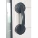 thumbnail image 4 of 1 Uds manijas de puertas y ventanas de vidrio, puertas corredizas de baño, gabinetes, manijas de refrigerador sin agujero, negro 19*6,2 cm, 4 of 5