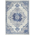 thumbnail image 3 of Nourison Whimsicle Classic Farmhouse Ivory Blue 6' x 9' Area Rug, (6' x 9'), 3 of 9