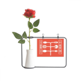 thumbnail image 1 of Racionalizar el tiburon feroz silueta Botella de decoración de jarrones colgantes de flores rosas artificiales, 1 of 3