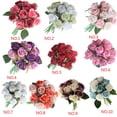 thumbnail image 2 of 12 Piezas Flores Artificiales Wosthever Rosas Falsas Decoración Rojo para Bodas y Fiestas, 2 of 6