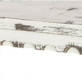 thumbnail image 3 of Alaterre Furniture Country Cottage Bench in White Antique Finish, 3 of 5