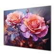 thumbnail image 2 of Designart "Misty Rose Spectrum Ethereal Hue II" Landscapes Wall Art - Traditional Pink Rainbow Hallway Wall Art Decor, 2 of 6
