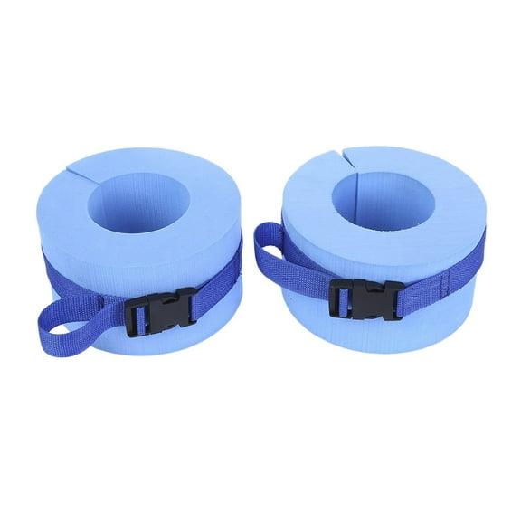 Hemoton 1 Pair Swim Aquatic Aqua Resistance Exercise Water Aerobics Float Ring Fitness Exercise Set with Quick Release Buckle for Swim (Blue)