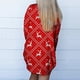 thumbnail image 4 of Camiseta de manga larga para mujer a la moda, cárdigan de Navidad con frente abierto de otoño, prendas de vestir exteriores holgadas, blusa estampada, abrigo, Tops Fridja BV0+4825, 4 of 6