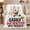 Distracted By Dogs, variant on Playful West Highland White Terrier Leaping Easily Distracted, Playful Pet Portrait Pattern, Warm Flannel Blanket for Living Room and Reading Nook, Dog Lovers Christmas Gift, Pet Lover Home Decor