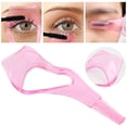 thumbnail image 1 of Women Fashion Makeup Gadget Eyelash Curler Three In One Eyelash Card Drawing Eyeliner Aid Bezel, 1 of 4