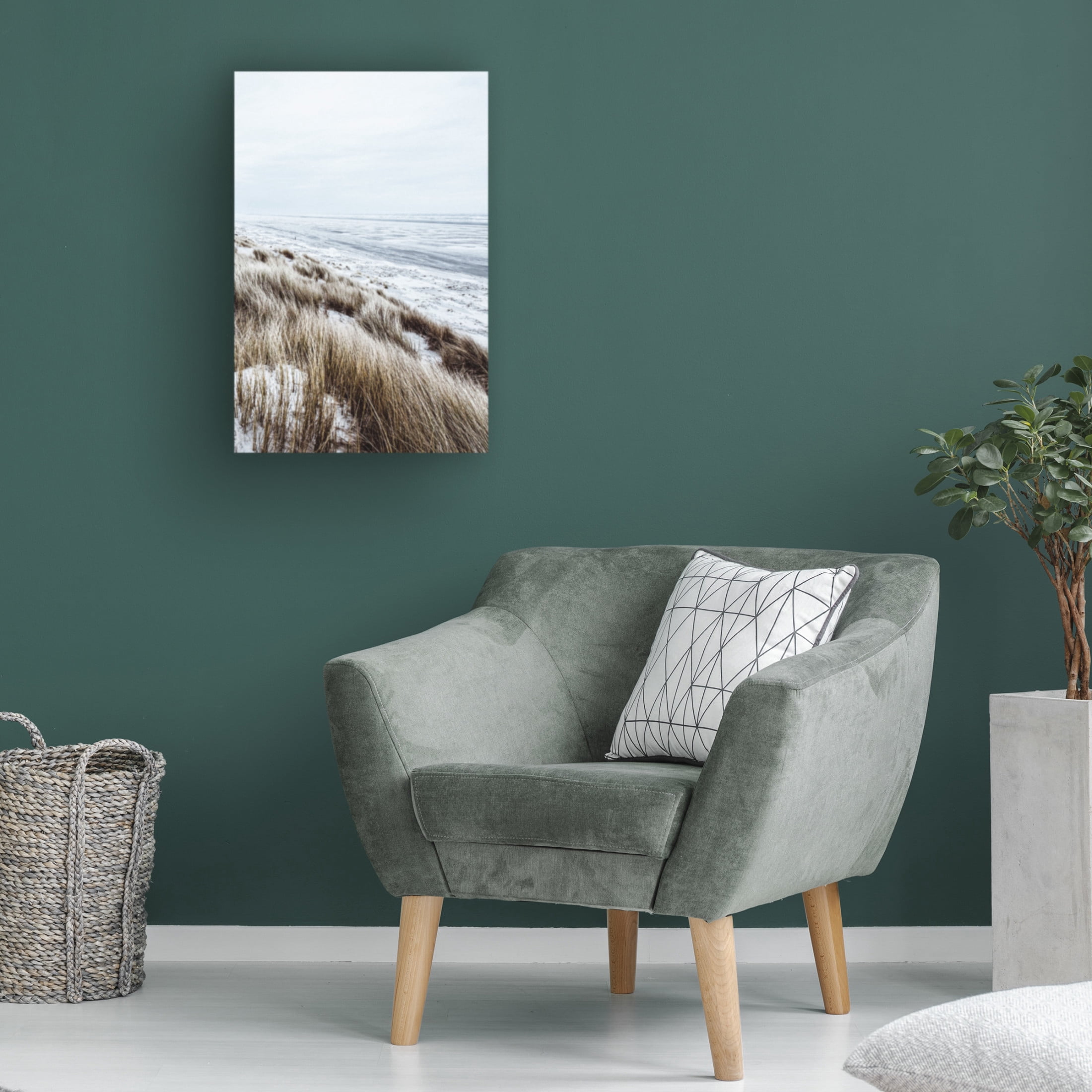 Canvas Wall Art - Incado 'Coastal II' Wall Art for Living Room, Bedroom, or Office Décor by Trademark Fine Art - 16 x 24 Inches