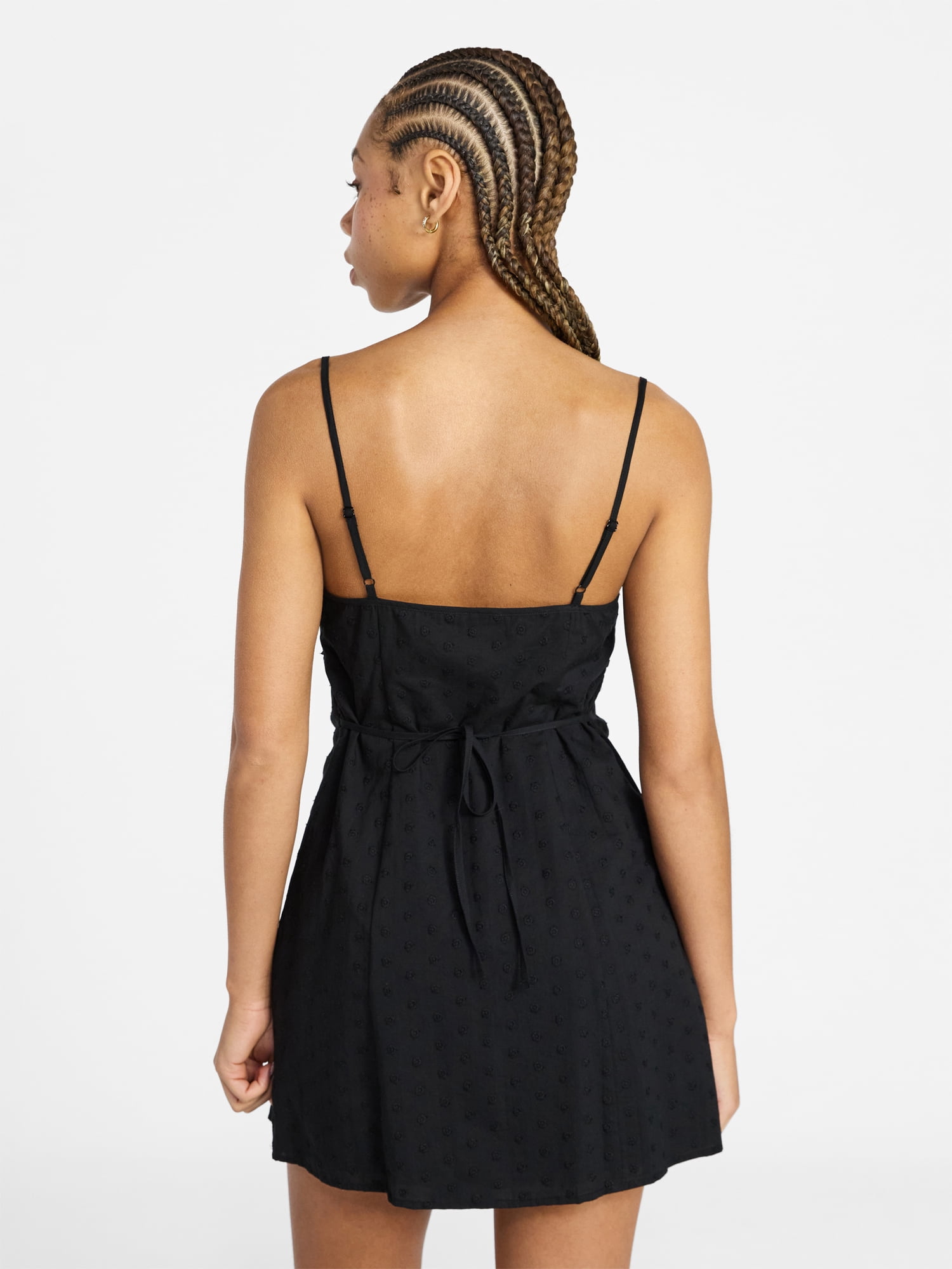 No Boundaries Cotton A Line Mini Dress, Women's XXS-XXL